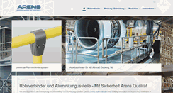 Desktop Screenshot of hugo-arens.de