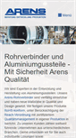 Mobile Screenshot of hugo-arens.de